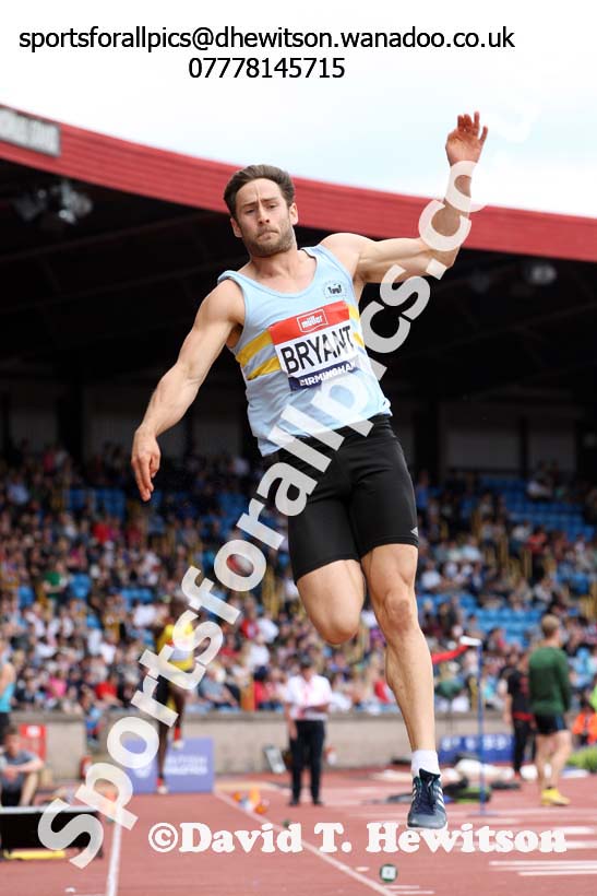 Mens long jump, British Championships, Birmingham. Photo: David T. Hewitson/Sports for All Pics